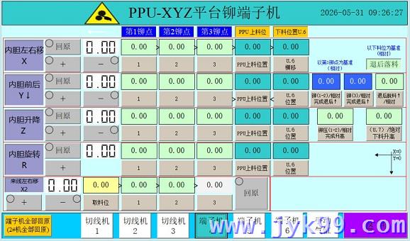 PPU轴XYZ轴参数编程设定